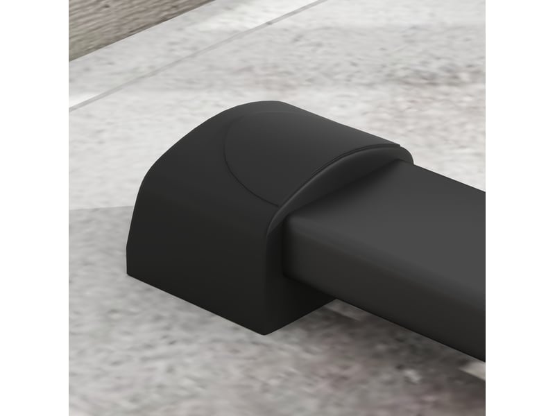  Station de dips réglable 93-117 cm avec barre de traction et 4 poignées de pompes, acier noir, jusqu'à 540 kg  - Conforama E