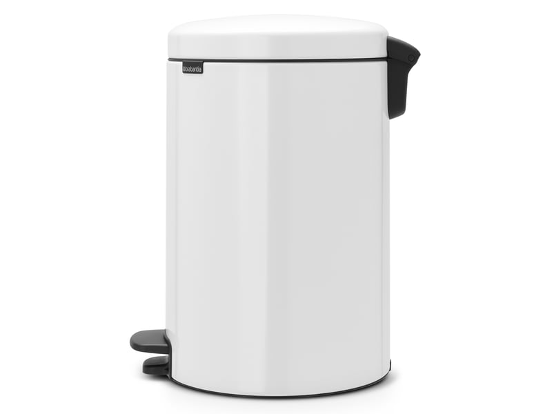 Poubelle cuisine 20 L NEW ICON coloris blanc - Conforama E