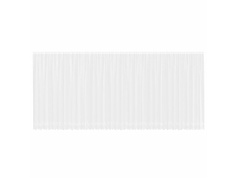  Rideau en dentelle, rideau ajouré, voilage blanc 200 x 900 cm polyester cf43721  - Conforama A