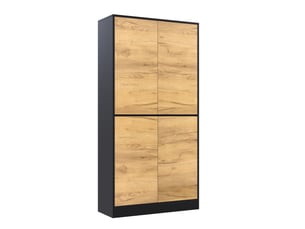 Armoire SWEIKO coloris noir largeur 80 cm