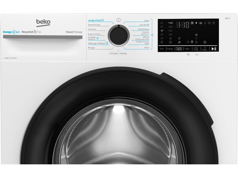 Lave linge ouverture hublot BEKO BM3WFT412411B - Conforama M