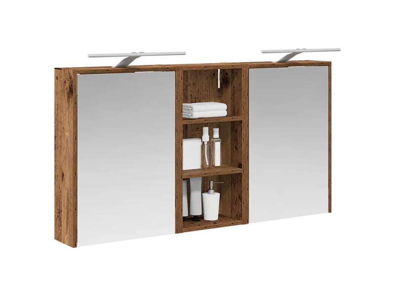 Ensemble de meubles de salle de bain 3 pcs 116x16x62.5 cm shl3932 - Conforama C
