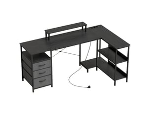 Bureau gaming coloris noir