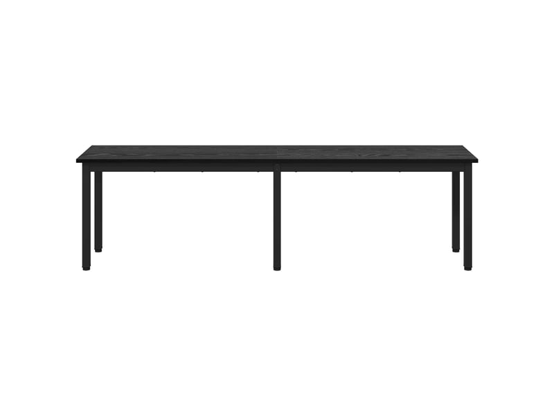  Banc d'entrée, banc d'intérieur chêne noir 160x35x45 cm bois d'ingénierie  - Conforama E