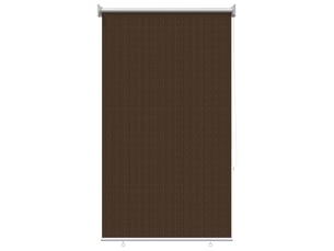 Store enrouleur extérieur, store à rouleau à 90% de blocage uv marron hdpe cf45205