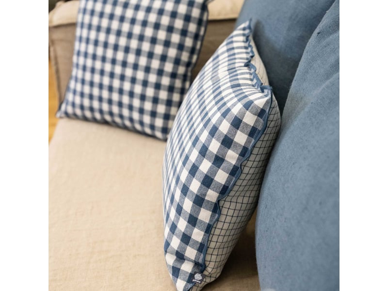  Coussin motif vichy 45x45 cm  - Conforama B