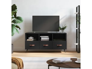 Meuble tv coloris noir 102 cm <strong></strong>  <strong></strong>