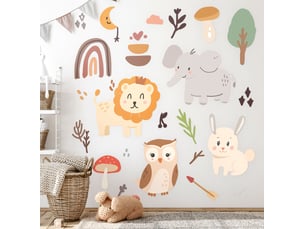 Sticker mural - illustration d'animaux et de la nature100x182 cm