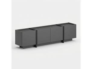 Meuble tv coloris noir 180 cm AHD AMAZING HOME DESIGN 632NRD1108