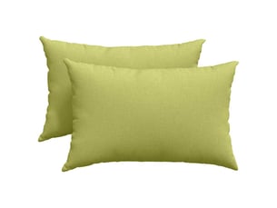Lot de 2 coussins de canapé, coussins décoratifs tissu vert clair 60 x 40 cm cf58977