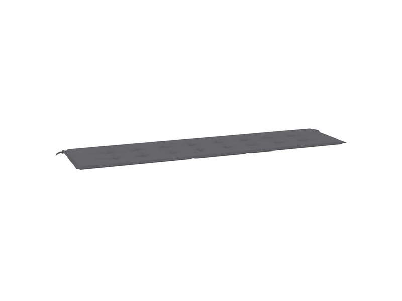  Coussin de banc de jardin, coussin d'assise anthracite 200x50x3 cm tissu oxford cf52642  - Conforama A