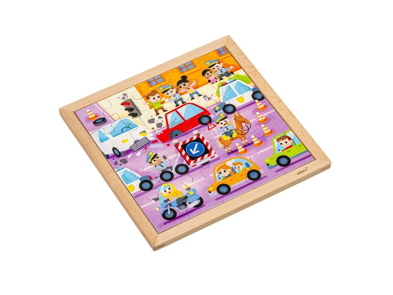  Educo services d'urgence - police  25 pièces de puzzle 8719924067113 - Conforama C
