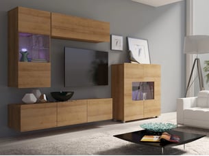 Meuble tv coloris doré 100 cm   