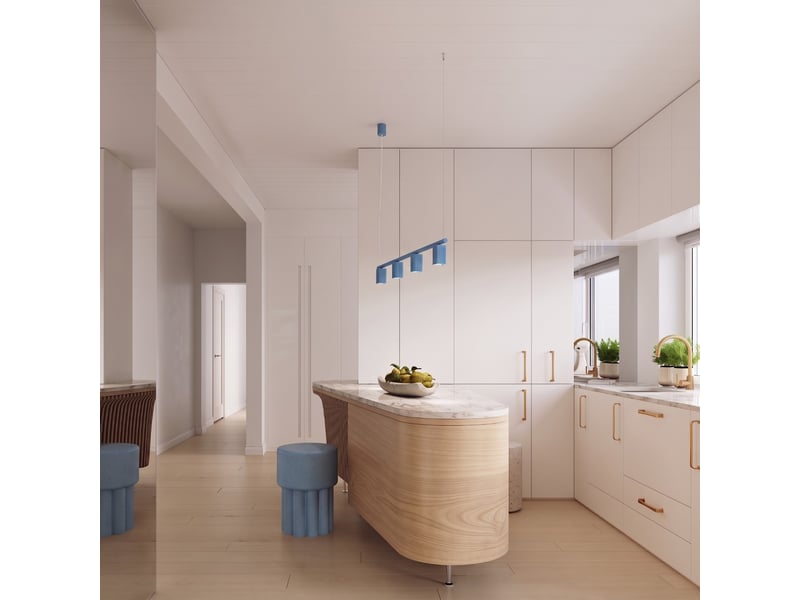  Lustre rayo 4 azur aluminium moderne 208x122x6cm SL.3298 - Conforama C