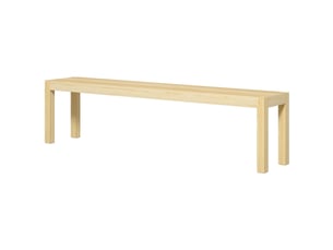 Banc coloris naturel