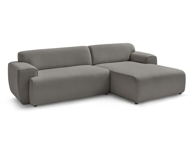  Bobochic canapé d'angle fixe marais gris foncé  angle droit MARAIS - Conforama A