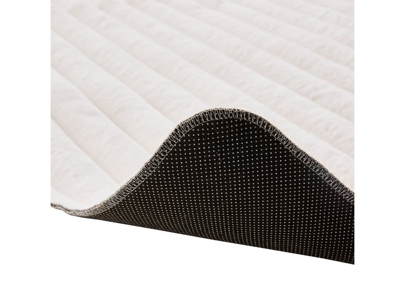  Tapis imitation fourrure boudoir 120x170cm naturel  - Conforama C
