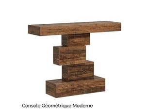 Console 0 tiroir(s)  coloris marron <strong>GENERIC HOME</strong> <strong></strong>