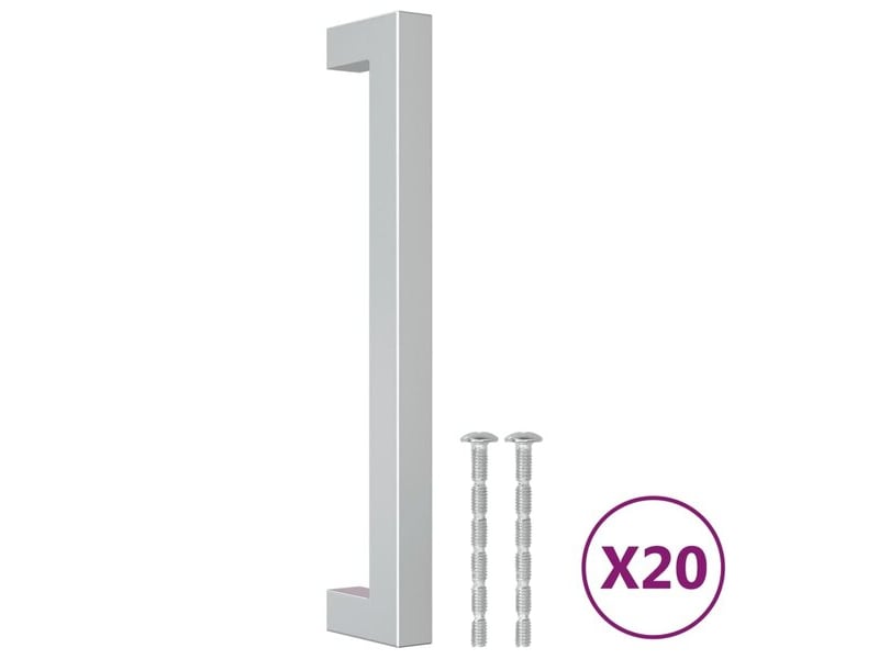  Bouton d'armoire vidaxl, 160 mm, argenté  - Conforama C