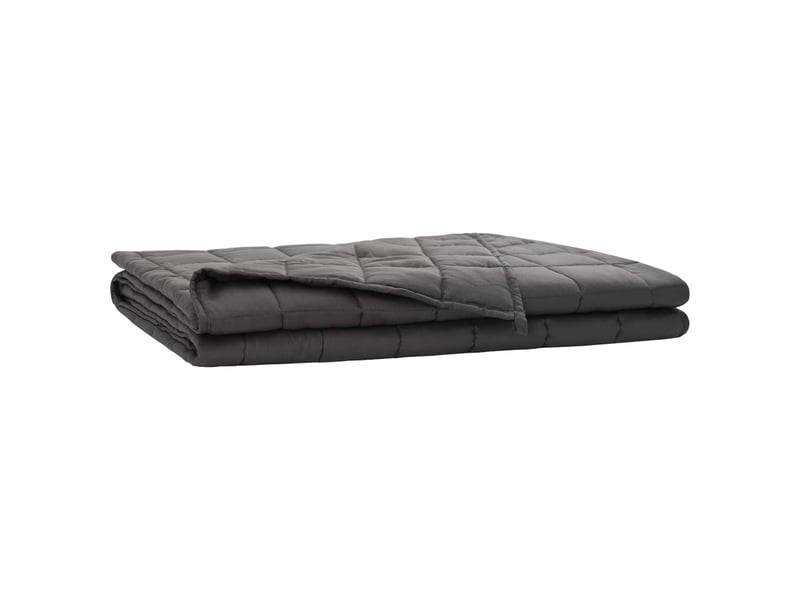  Couverture lestée adulte, couverture pondérée anthracite 135x200 cm 10 kg shl76470  - Conforama A