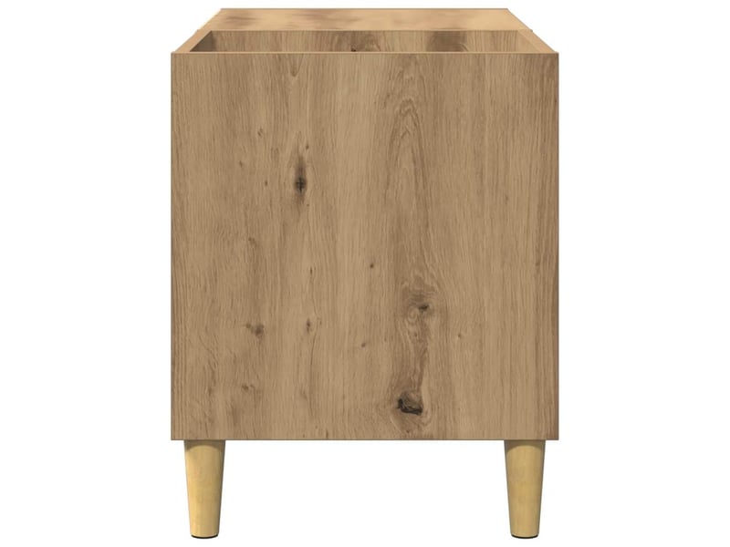 Armoire à disques chêne artisanal 84,5x38x48 cm bois ingénierie  - Conforama E