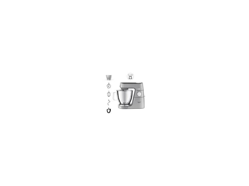 Robot patissier 1200w chef baker xl 2 bols 7l 5l argent 4991060 - Conforama A