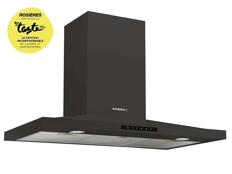 Hotte décorative 90 cm ROSIERES RHP97000/1LPN/1 - Conforama A