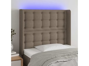 Tete de lit A poser largeur 93 cm taupe