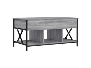 Table basse rectangulaire coloris gris