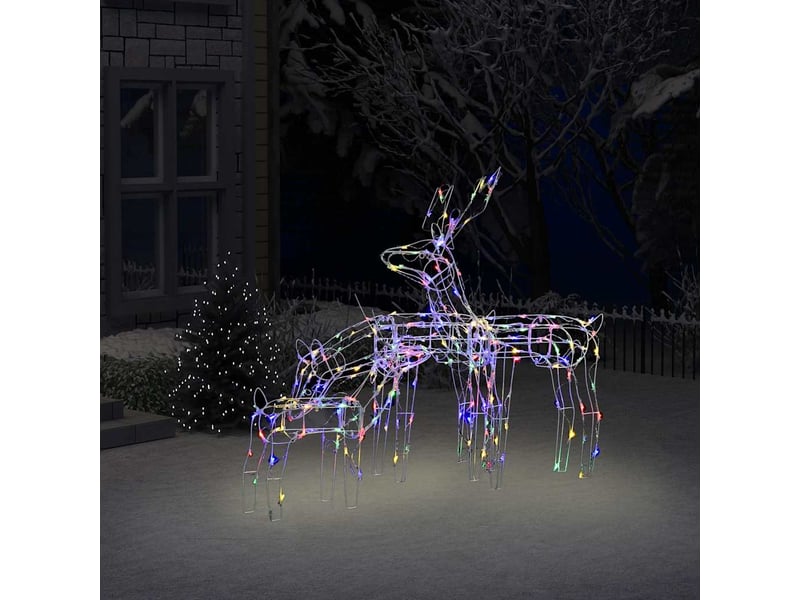  Cordon lumineux de noël 3 pcs rennes 229 led  - Conforama B