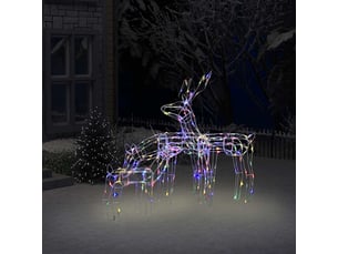Cordon lumineux de noël 3 pcs rennes 229 led