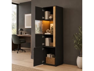 Vitrine coloris bicolore <strong>MEULVA</strong> <strong></strong> - 50 cmx179 cm