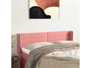 Tete de lit A poser largeur 147 cm rose