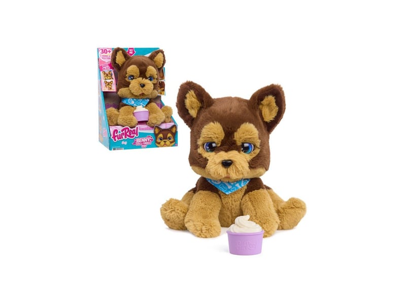  Peluche chien interactive marron benny avec 30 sons et réactions FUR0886144282034 - Conforama E