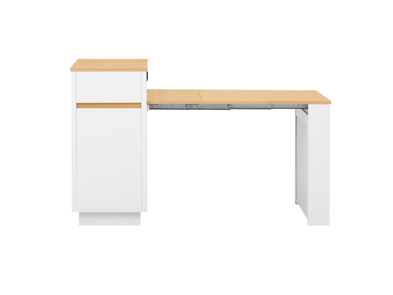  Îlot de cuisine, 80,5x58x94 cm, blanc cao-DE000047AAK-conf-NEW - Conforama A