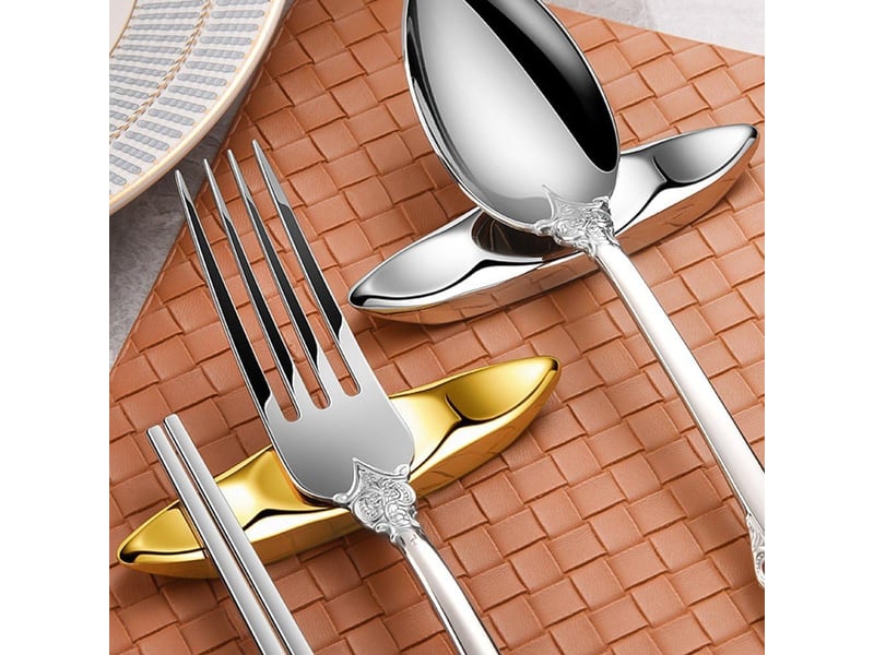 Repose-baguettes en métal, 4 pièces, porte-baguettes décoratif, cuillères fourchettes, support à couverts de cuisine pour maison, cuisine du restauran - Conforama D