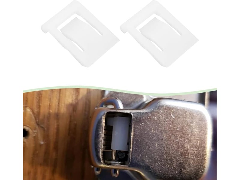  Pack de 10 colliers de réduction d'angle de 90 degrés, butées en plastique à fermeture douce pour portes de cuisine  - Conforama A