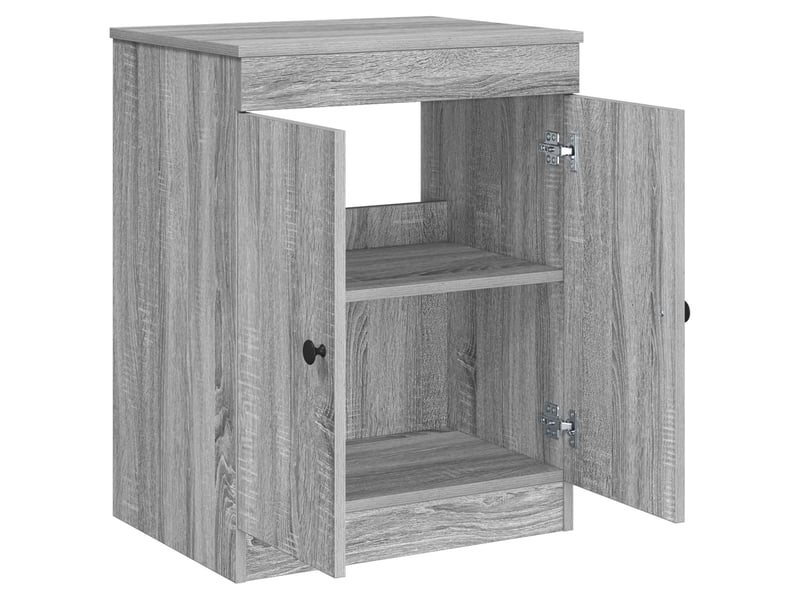  Armoire de salle de bain, meuble de rangement sonoma gris 54x41x70 cm shl8933  - Conforama D