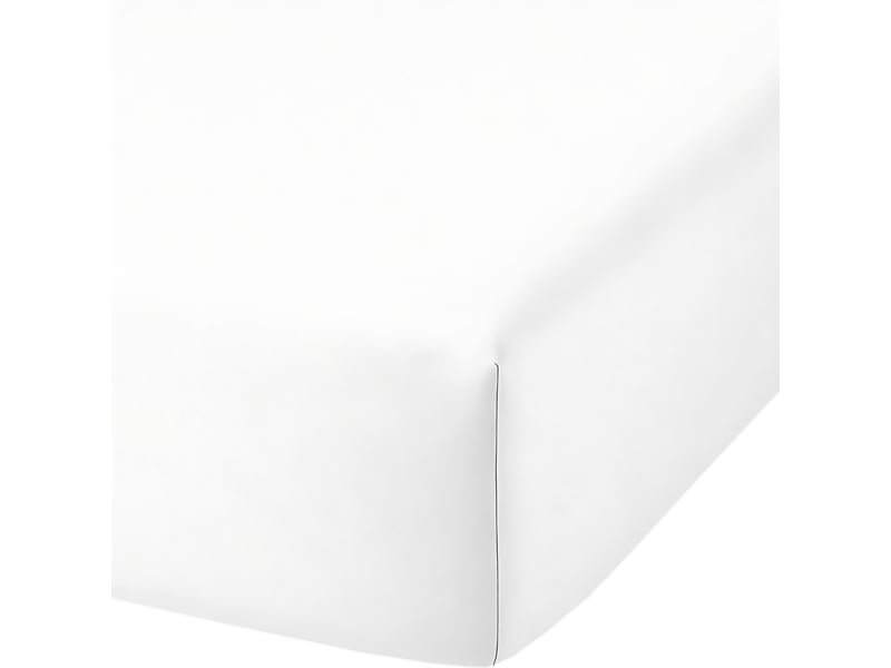  Drap housse 160x200 cm bambou métis blanc PD23146 - Conforama A