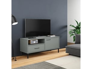 Meuble tv coloris gris 106 cm <strong></strong>  <strong></strong>