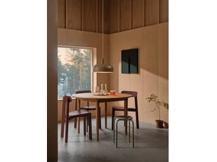 Suspension rond, minimaliste, sandro en métal marron, ip20, nordlux