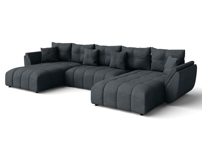 Canapé panoramique en u antalya 382 cm gris convertible Antalya-U - Conforama A