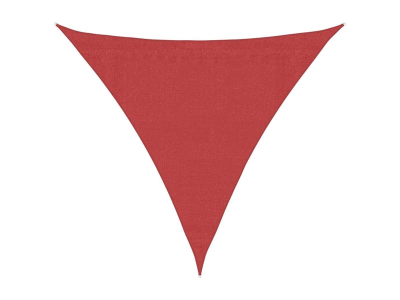  Voile d'ombrage - voile d'ombre - voile parasol 160 gm² rouge 4x4x4 m pehd  - Conforama A