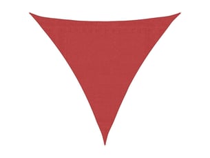 Voile d'ombrage - voile d'ombre - voile parasol 160 gm² rouge 4x4x4 m pehd