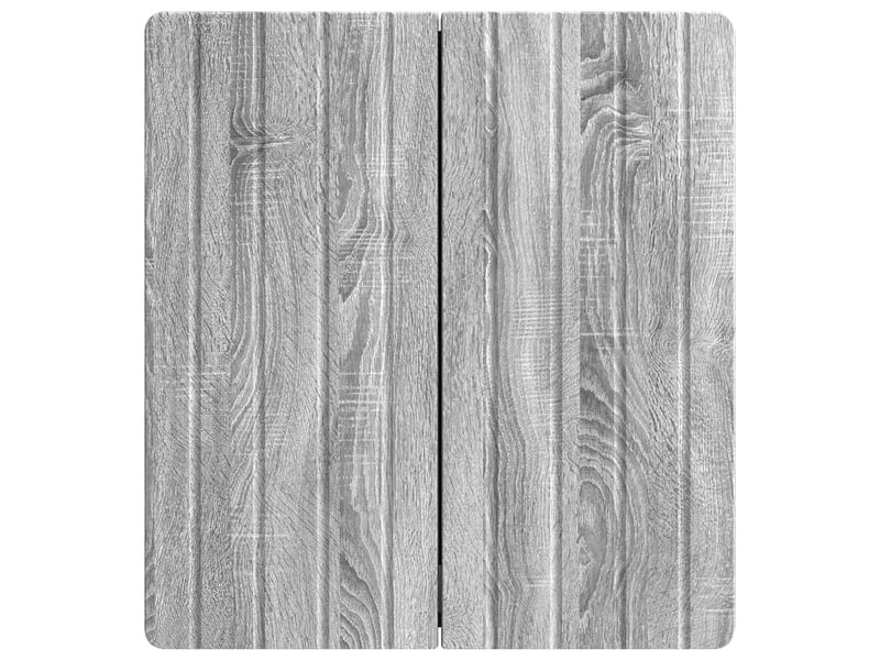  Armoire murale salon, meuble de rangement sonoma gris 59 x 31 x 64 cm bois d'ingénierie  - Conforama D