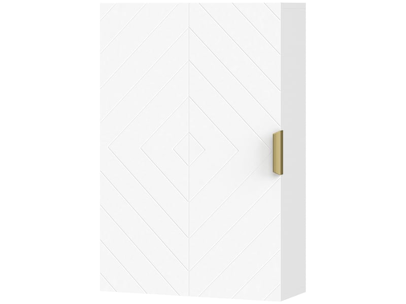  Armoire murale de salle de bain, armoire à pharmacie murale meuble de rangement avec étagère réglable  - Conforama B