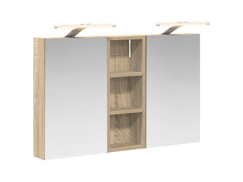 Ensemble de meubles de salle de bain 3 pcs 80x10.5x50 cm shl2522 - Conforama A