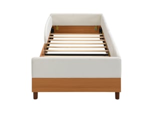 Lit simple 90x200 cm PHOEBE CAT   coloris blanc