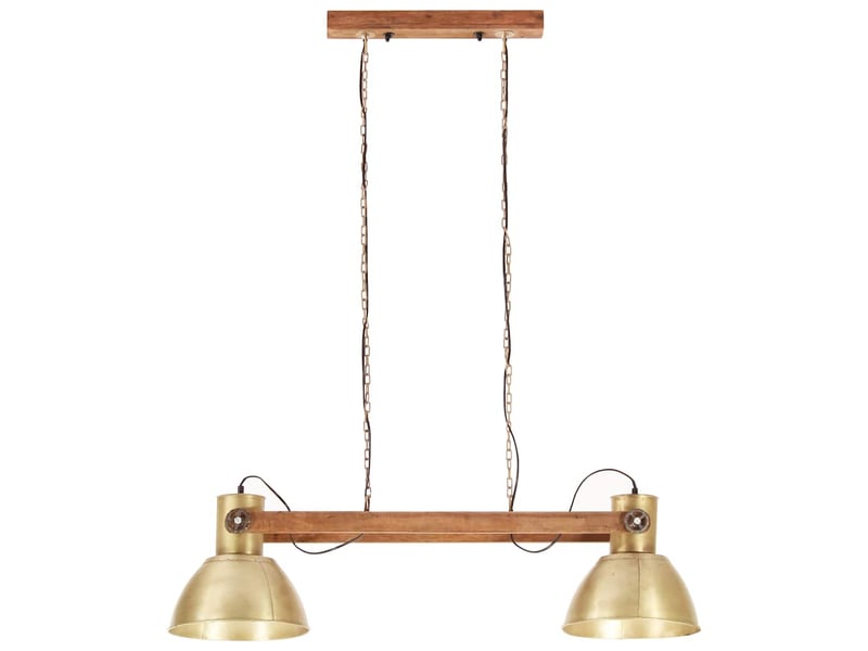  Lampe suspendue, suspension luminaire industrielle 25 w laiton 109 cm e27  - Conforama D