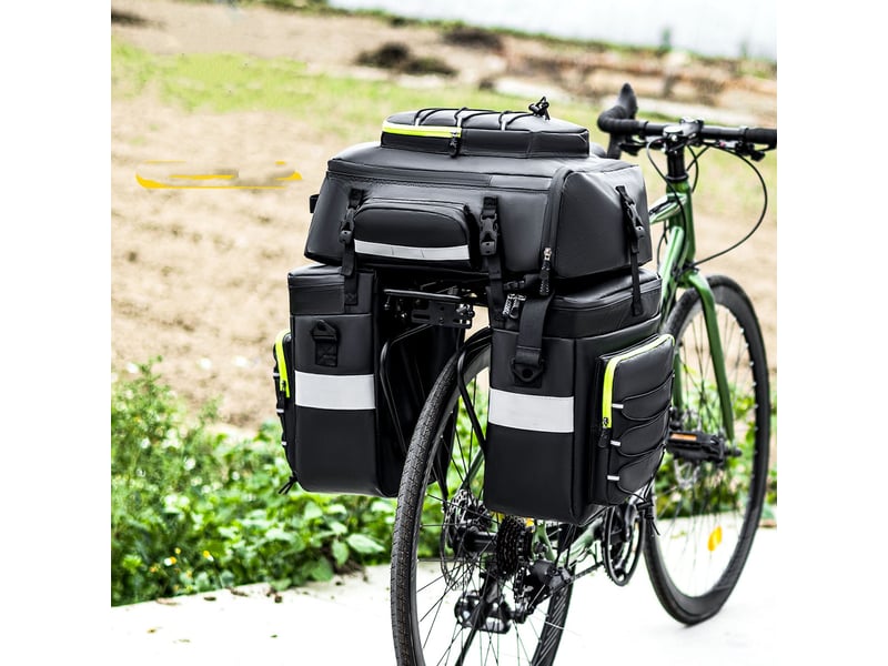  Sacoche de vélo arrière 3 en 1 – 53l, sac porte-bagages  - Conforama C